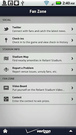 休斯敦德州人的手机应用程序 Houston Texans Mobile App截图2