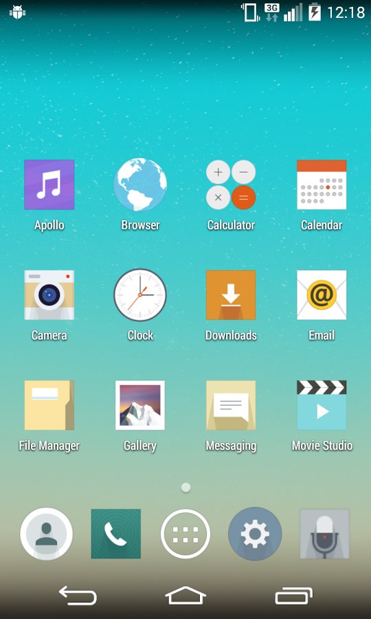 CM11 LG G3 theme截图2