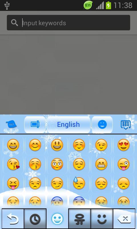 GO Keyboard Snow截图4