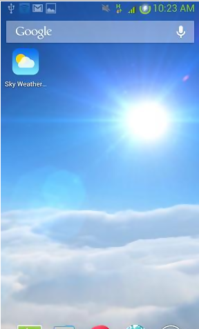 Sky Weather (Full)：动态天气壁纸截图2