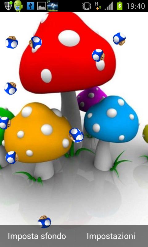 3D Mushrooms Live Wallpaper截图4