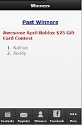 Win Gift Cards for Games 1.01截图2