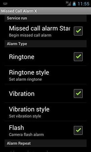Missed Call Alarm X截图1