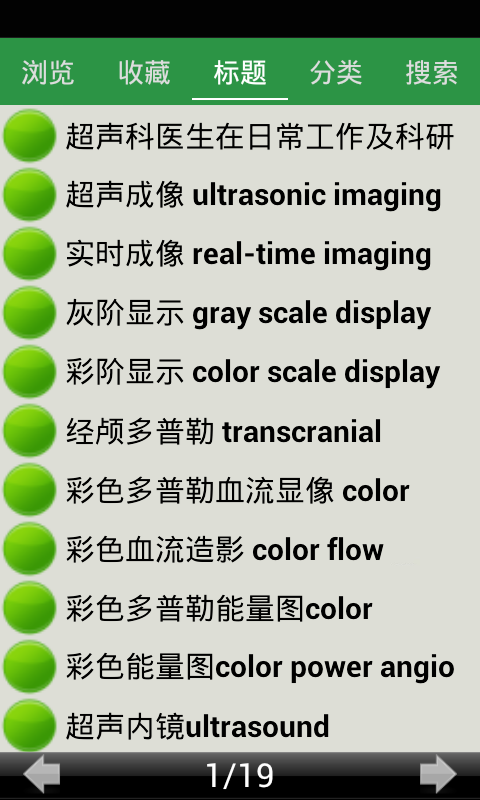 超声术语英文缩略词截图3