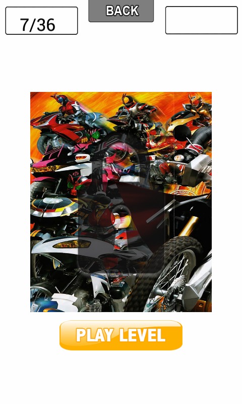 Kabuto Rider Slide Puzzle截图3