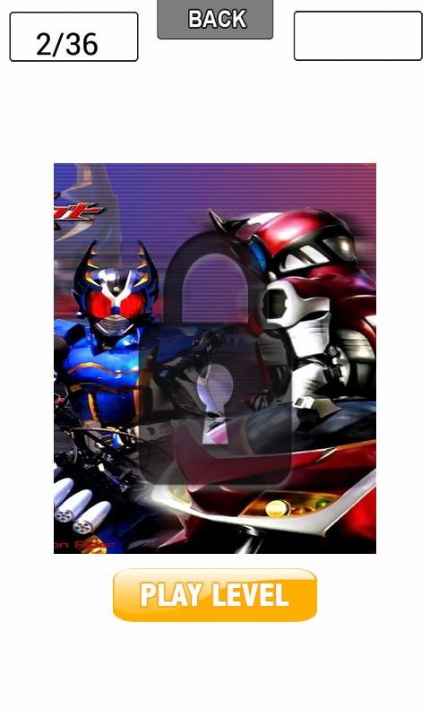 Kabuto Rider Slide Puzzle截图2