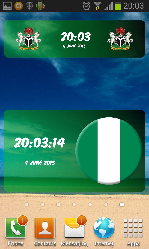 Nigeria Digital Clock截图2