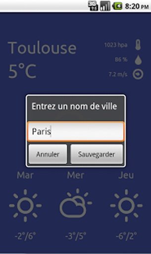 Meteo France Droid截图5