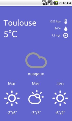 Meteo France Droid截图7