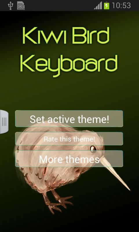 Kiwi Bird Keyboard截图1