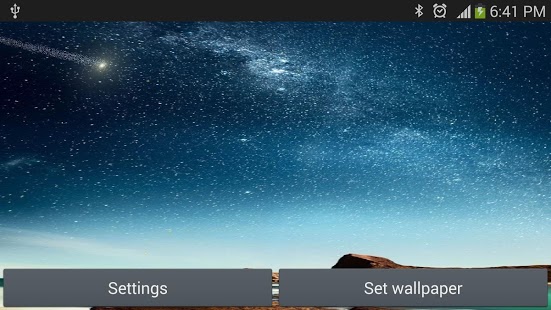 Star flying live wallpaper截图2