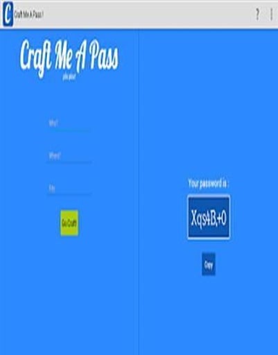 Craft Me A Pass !截图1