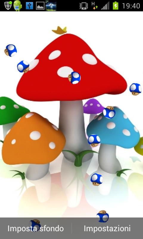 3D Mushrooms Live Wallpaper截图6