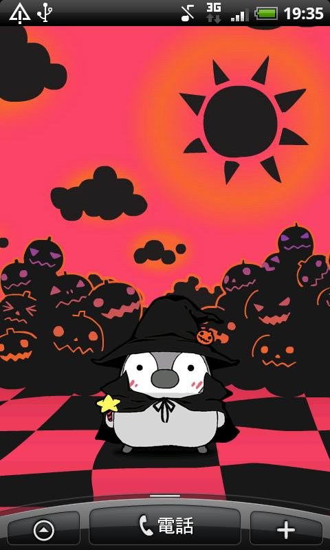 Pesoguin LWP的万圣节免费截图3