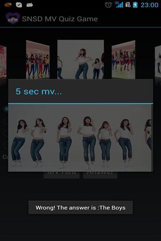 少女时代MV问答游戏截图2
