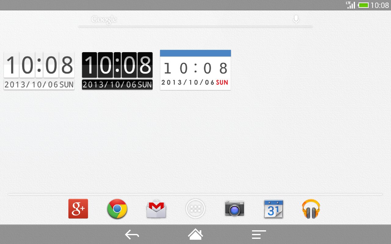 Me Clock Widget-时钟小工具截图4