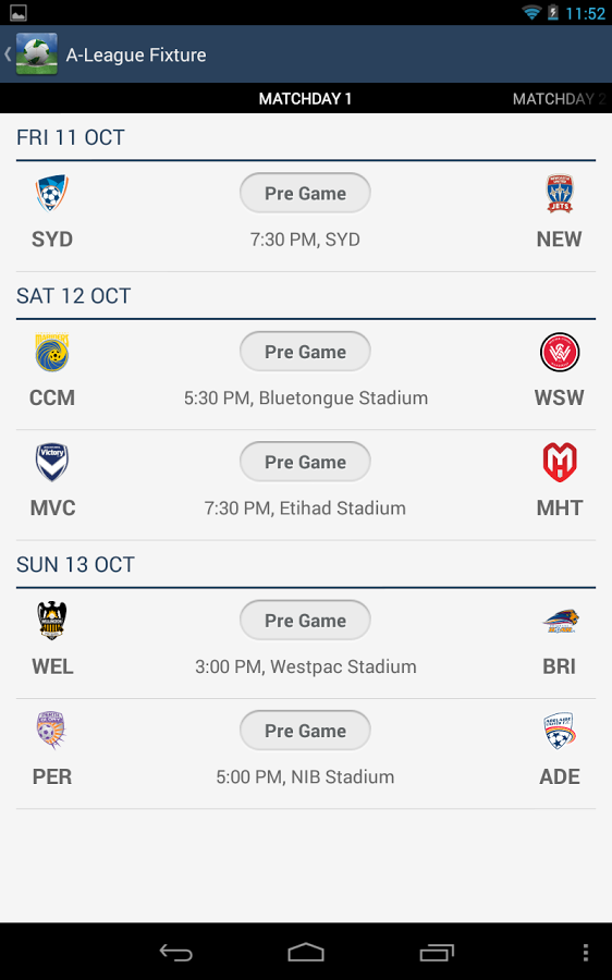 A-League Live 2013/2014截图11