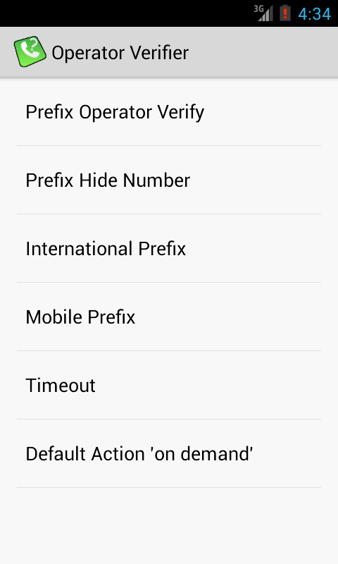 Phone Operator Verify Hide ID截图2