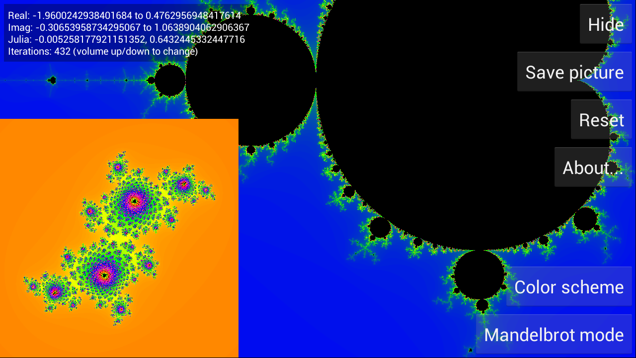 Mandelbrot Explorer截图1