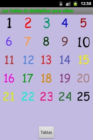 Multiplication Times table截图2