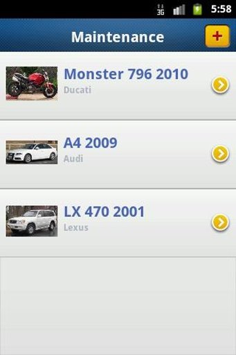 My Autos – Vehicle Manager截图1