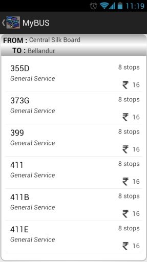 My Bus Bangalore(BMTC)截图3