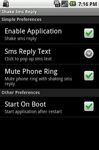 Shake Sms Reply截图3
