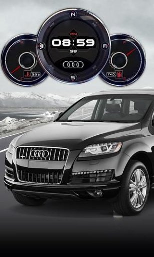 Audi Q7 Compass Battery HD LWP截图1