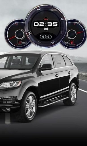 Audi Q7 Compass Battery HD LWP截图2