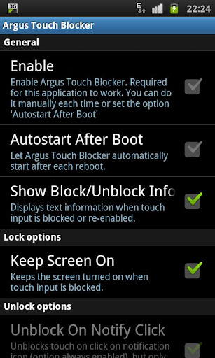 Screen Lock / disable touch截图2