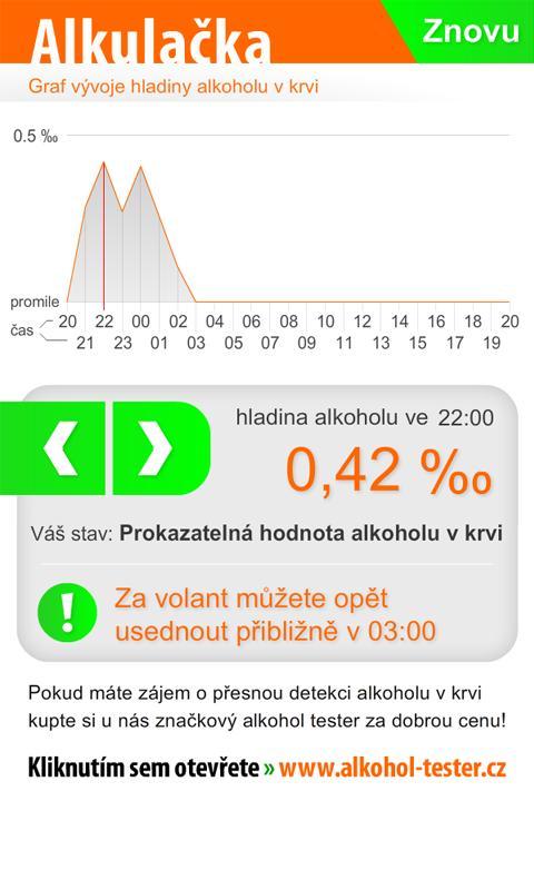 Alkulačka &quot;Alkohol tester&quot;截图4