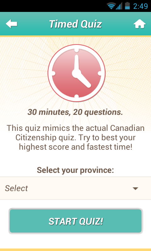 Canadian Citizenship Quiz截图6