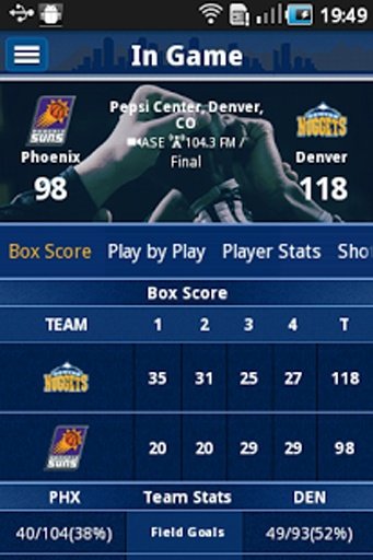 Denver Nuggets Official App截图4