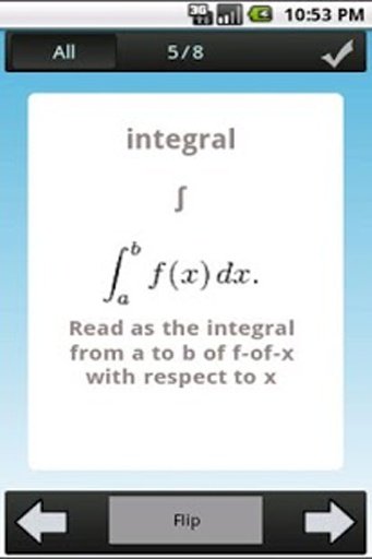 Math Symbol Flashcard Quiz截图6