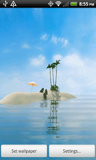 Island Oasis FREE Live Wallpap截图1