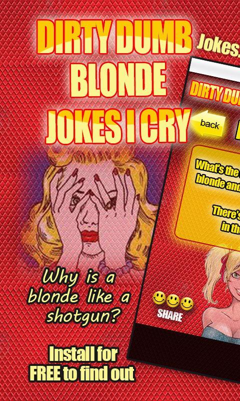 Dirty Dumb Blonde Jokes I Cry截图4