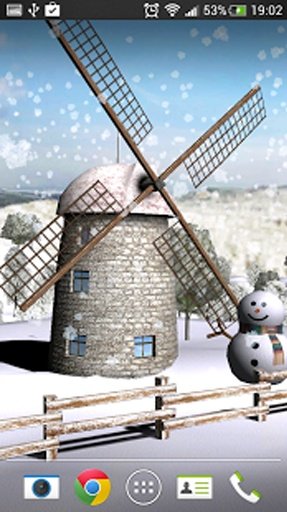 Beautiful Windmill LWP free截图1
