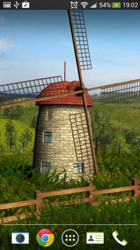 Beautiful Windmill LWP free截图9