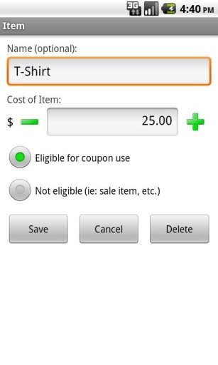 Mega Coupon Calculator截图1