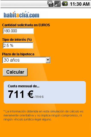 Calculadora Hipotecas截图2