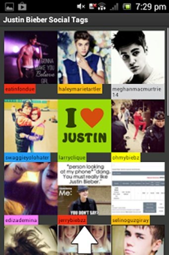 Justin Bieber Social Tags截图1