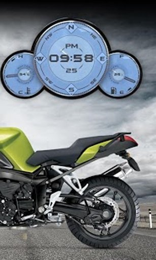 BMW K1200R Moto Clock Widget截图2