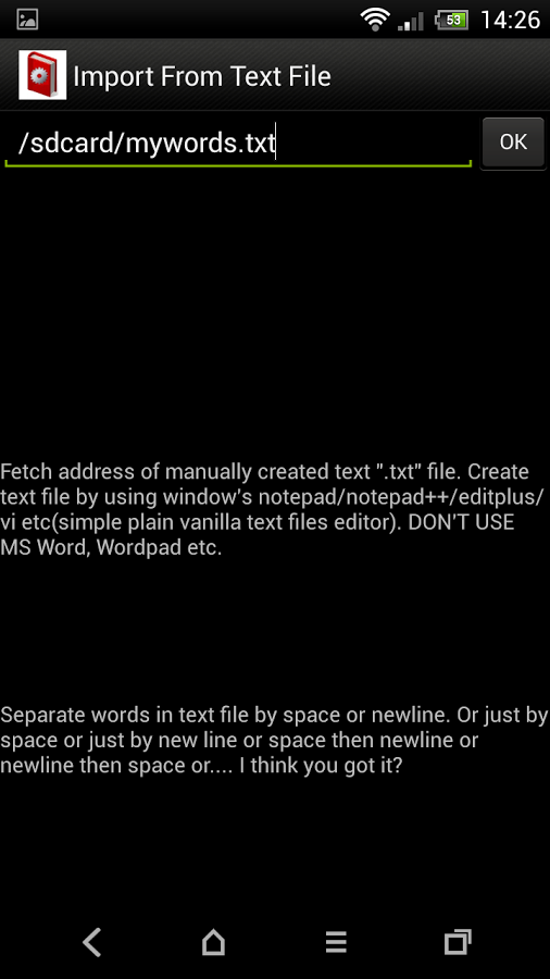 Tweak User Dictionary Keyboard截图5