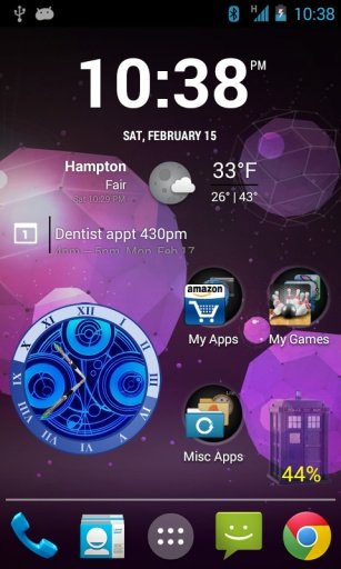 Tardis Battery Widget Dr Who截图2