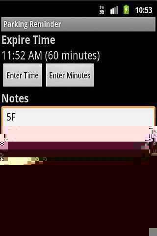 Parking Reminder截图1