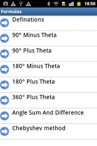 Math Trigonometry Formulas截图5