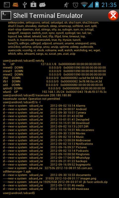 Shell Terminal Emulator截图1