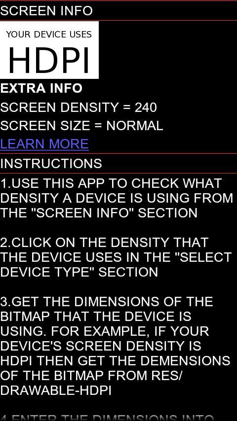 DEVS BITMAP SCALING CALCULATOR截图2