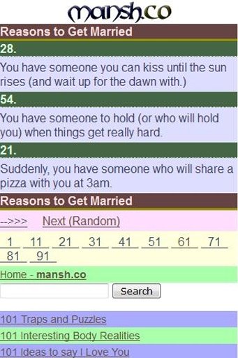 101 Reasons to Get Married截图3