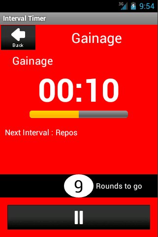 Interval Timer Fitnessbo...截图7